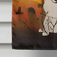 Load image into Gallery viewer, Halloween Bull Terrier Brindle Flag Canvas House Size BB4403CHF