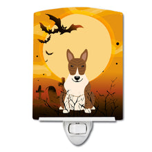 Load image into Gallery viewer, Halloween Bull Terrier Brindle Ceramic Night Light BB4403CNL