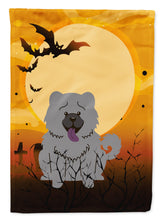 Load image into Gallery viewer, Halloween Chow Chow Blue Garden Flag - Outdoor Decorative Yard Flag BB4405GF