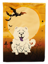 Load image into Gallery viewer, Halloween Chow Chow White Garden Flag - Outdoor Decorative Yard Flag BB4406GF