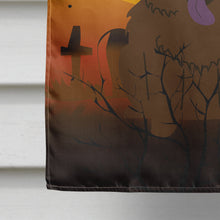Load image into Gallery viewer, Halloween Chow Chow Chocolate Flag Canvas House Size BB4407CHF