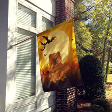 Load image into Gallery viewer, Halloween Chow Chow Red Flag Canvas House Size BB4408CHF