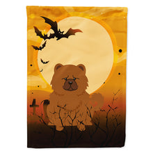 Load image into Gallery viewer, Halloween Chow Chow Red Flag Canvas House Size BB4408CHF