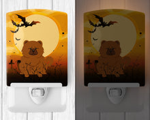 Load image into Gallery viewer, Halloween Chow Chow Red Ceramic Night Light BB4408CNL