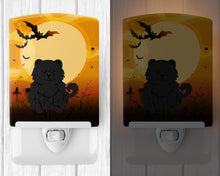 Load image into Gallery viewer, Halloween Chow Chow Black Ceramic Night Light BB4409CNL