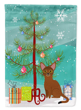 Load image into Gallery viewer, Abyssinian Cat Merry Christmas Tree Garden Flag - Outdoor Decorative Yard Flag BB4411GF