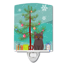 Load image into Gallery viewer, Chartreux Cat Merry Christmas Tree Ceramic Night Light BB4418CNL