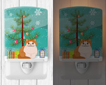 Load image into Gallery viewer, Exotic Shorthair Cat Merry Christmas Tree Ceramic Night Light BB4419CNL