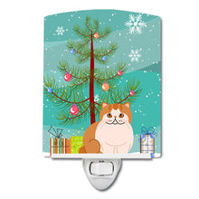 Load image into Gallery viewer, Exotic Shorthair Cat Merry Christmas Tree Ceramic Night Light BB4419CNL