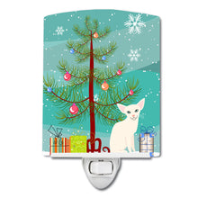 Load image into Gallery viewer, Foreign White Cat Merry Christmas Tree Ceramic Night Light BB4420CNL