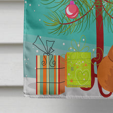 Load image into Gallery viewer, Maine Coon Cat Merry Christmas Tree Flag Canvas House Size BB4423CHF
