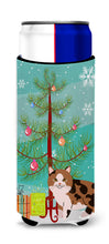 Load image into Gallery viewer, Manx Cat Merry Christmas Tree   Hugger for slim cans BB4424MUK