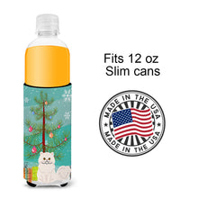 Load image into Gallery viewer, Persian Cat Merry Christmas Tree   Hugger for slim cans BB4425MUK