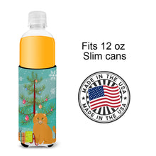 Load image into Gallery viewer, Scottish Fold Cat Merry Christmas Tree   Hugger for slim cans BB4428MUK