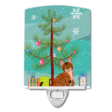 Load image into Gallery viewer, Sokoke Cat Merry Christmas Tree Ceramic Night Light BB4431CNL