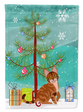 Load image into Gallery viewer, Sokoke Cat Merry Christmas Tree Garden Flag - Outdoor Decorative Yard Flag BB4431GF