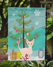 Load image into Gallery viewer, Sphynx Cat Merry Christmas Tree Garden Flag - Outdoor Decorative Yard Flag BB4432GF
