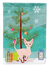 Load image into Gallery viewer, Sphynx Cat Merry Christmas Tree Garden Flag - Outdoor Decorative Yard Flag BB4432GF
