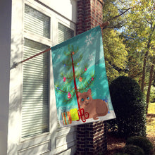 Load image into Gallery viewer, Tonkinese Cat Merry Christmas Tree Flag Canvas House Size BB4433CHF
