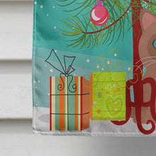 Load image into Gallery viewer, Tonkinese Cat Merry Christmas Tree Flag Canvas House Size BB4433CHF