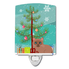 Load image into Gallery viewer, Tonkinese Cat Merry Christmas Tree Ceramic Night Light BB4433CNL