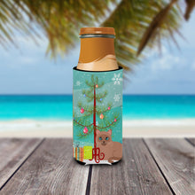 Load image into Gallery viewer, Tonkinese Cat Merry Christmas Tree   Hugger for slim cans BB4433MUK