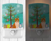 Load image into Gallery viewer, Merry Christmas Tree Ural Rex Cat Ceramic Night Light BB4435CNL