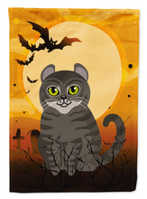 Load image into Gallery viewer, Halloween American Curl Cat Flag Canvas House Size BB4437CHF