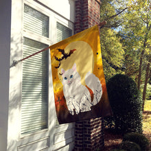 Load image into Gallery viewer, Halloween Turkish Angora Cat Flag Canvas House Size BB4438CHF