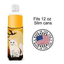 Load image into Gallery viewer, Halloween Turkish Angora Cat   Hugger for slim cans BB4438MUK