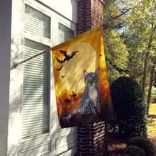 Load image into Gallery viewer, Halloween Asian Cat Flag Canvas House Size BB4439CHF