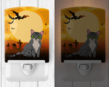Load image into Gallery viewer, Halloween Asian Cat Ceramic Night Light BB4439CNL