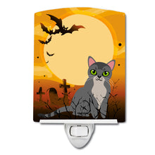 Load image into Gallery viewer, Halloween Asian Cat Ceramic Night Light BB4439CNL