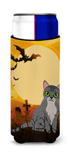 Load image into Gallery viewer, Halloween Asian Cat   Hugger for slim cans BB4439MUK