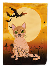 Load image into Gallery viewer, Halloween Australian Mist Cat Garden Flag - Outdoor Decorative Yard Flag BB4440GF