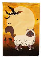 Load image into Gallery viewer, Halloween Birman Cat Flag Canvas House Size BB4441CHF
