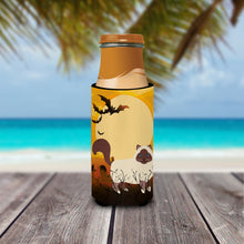 Load image into Gallery viewer, Halloween Birman Cat   Hugger for slim cans BB4441MUK