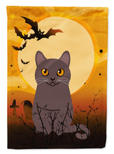 Load image into Gallery viewer, Halloween Chartreux Cat Flag Canvas House Size BB4443CHF