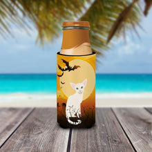 Load image into Gallery viewer, Halloween Foreign White Cat   Hugger for slim cans BB4445MUK