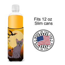 Load image into Gallery viewer, Halloween Korat Cat   Hugger for slim cans BB4447MUK