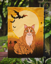Load image into Gallery viewer, Halloween Maine Coon Cat Garden Flag - Outdoor Decorative Yard Flag BB4448GF