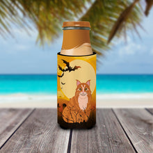 Load image into Gallery viewer, Halloween Maine Coon Cat   Hugger for slim cans BB4448MUK