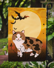 Load image into Gallery viewer, Halloween Manx Cat Garden Flag - Outdoor Decorative Yard Flag BB4449GF