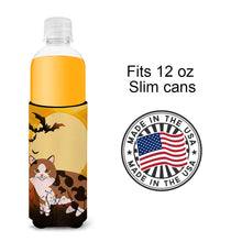 Load image into Gallery viewer, Halloween Manx Cat   Hugger for slim cans BB4449MUK