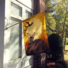 Load image into Gallery viewer, Halloween Peterbald Cat Flag Canvas House Size BB4451CHF