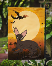 Load image into Gallery viewer, Halloween Peterbald Cat Garden Flag - Outdoor Decorative Yard Flag BB4451GF