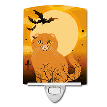Load image into Gallery viewer, Halloween Scottish Fold Cat Ceramic Night Light BB4453CNL