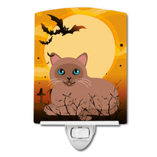 Load image into Gallery viewer, Halloween Tonkinese Cat Ceramic Night Light BB4458CNL