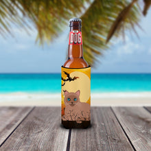 Load image into Gallery viewer, Halloween Tonkinese Cat   Hugger for slim cans BB4458MUK