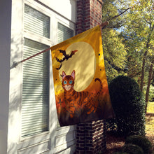 Load image into Gallery viewer, Halloween Toyger Cat Flag Canvas House Size BB4459CHF